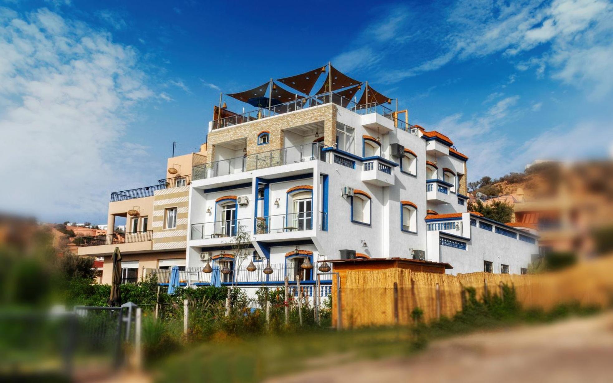 Blue Wave Lodge Agadir n'Ait Sa Buitenkant foto